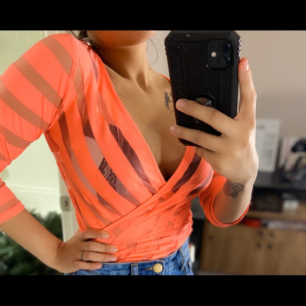 Neon bodysuit